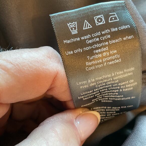 Danskin Taupe Lonsleeve Ribbed Jersey S - Picture 6 of 7